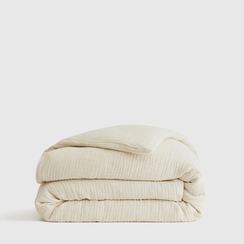 Quince Airy Gauze Duvet Cover